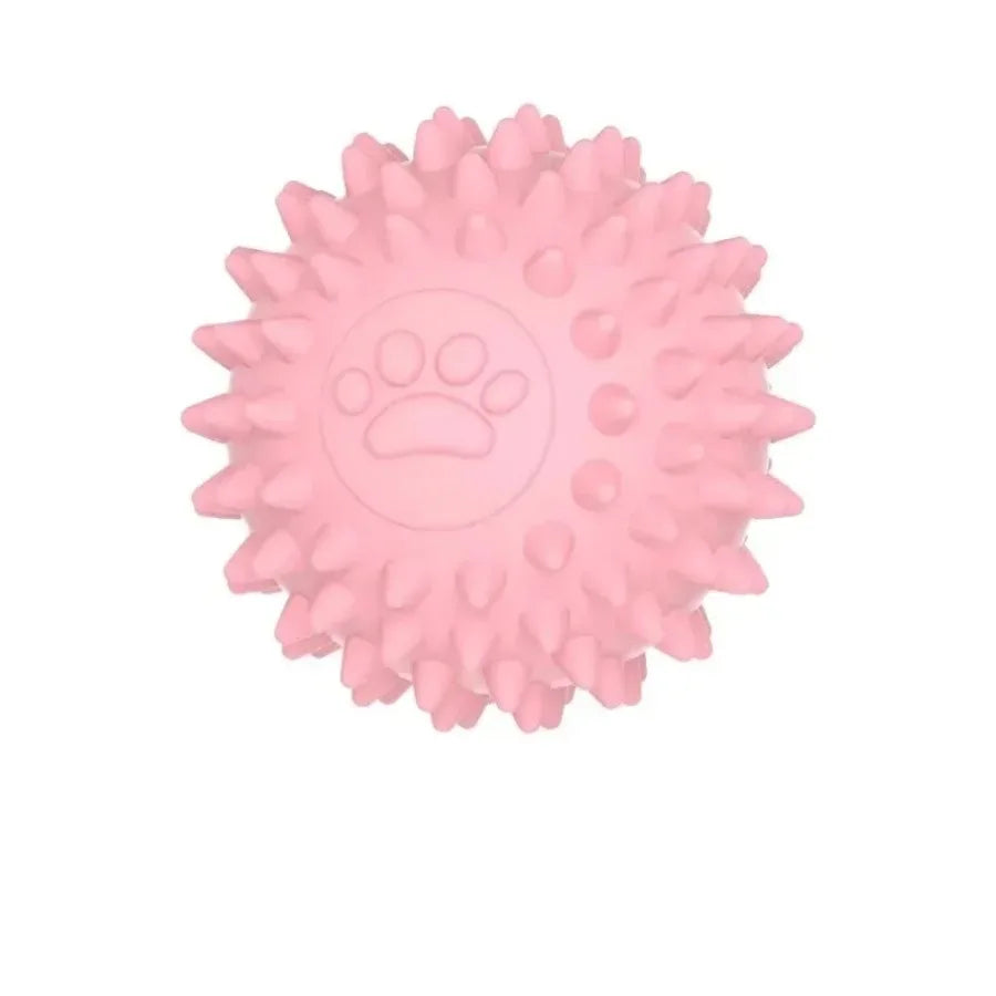 Durable Dog Toy Ball – Bouncing Rubber Ball for Chewing, Training & Teething