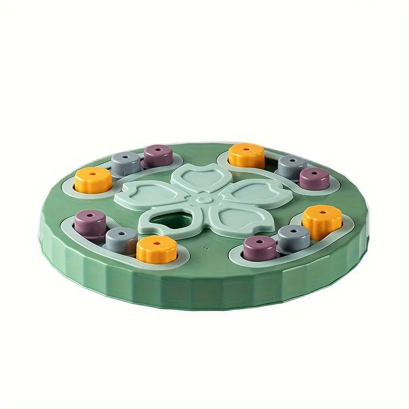 Slow Feeder Puzzle Toy – Battery-Free Brain Training Bowl for Cats
