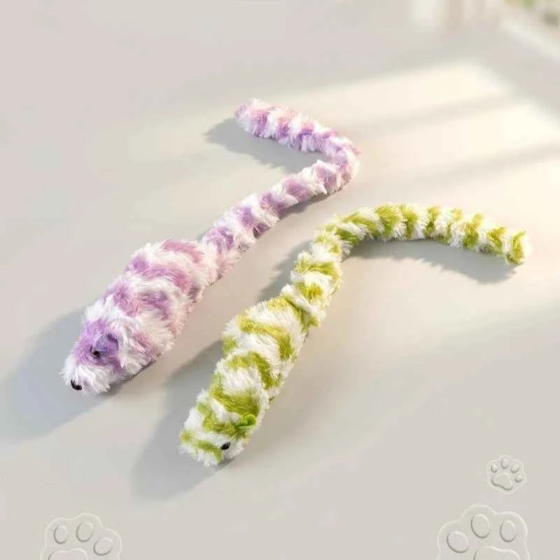 Interactive Plush Mouse Cat Toy Squeaky Imitation Mice Bite Resistant Kitten Toy Self-Entertainment Game Cat Toy Supplies