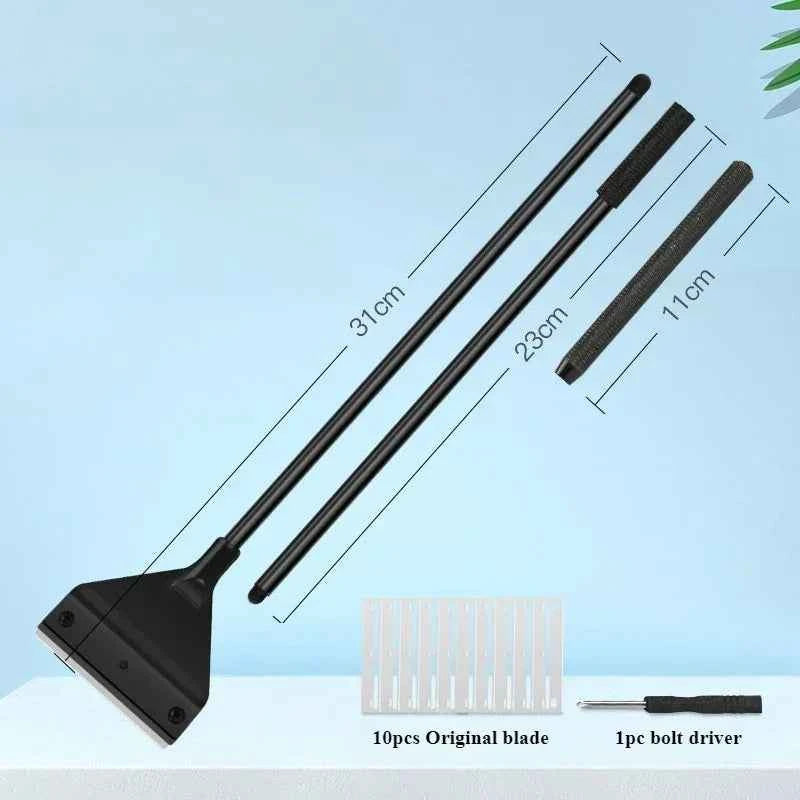 Fish Tank Algae Removal Tool – Flat Scraper for Glass Cleaning & Substrate Care
