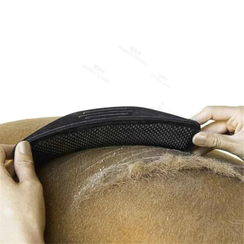 Equine Grooming Brush – Rubber Hair Comb for Cleaning, Massage & Loose Hair Removal