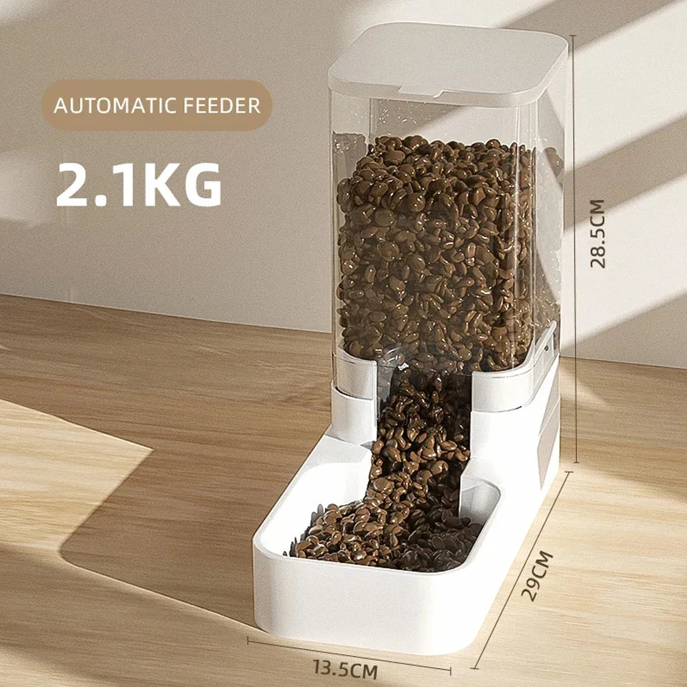 Large Capacity Pet Feeding Station – Automatic Food Storage & Water Dispenser