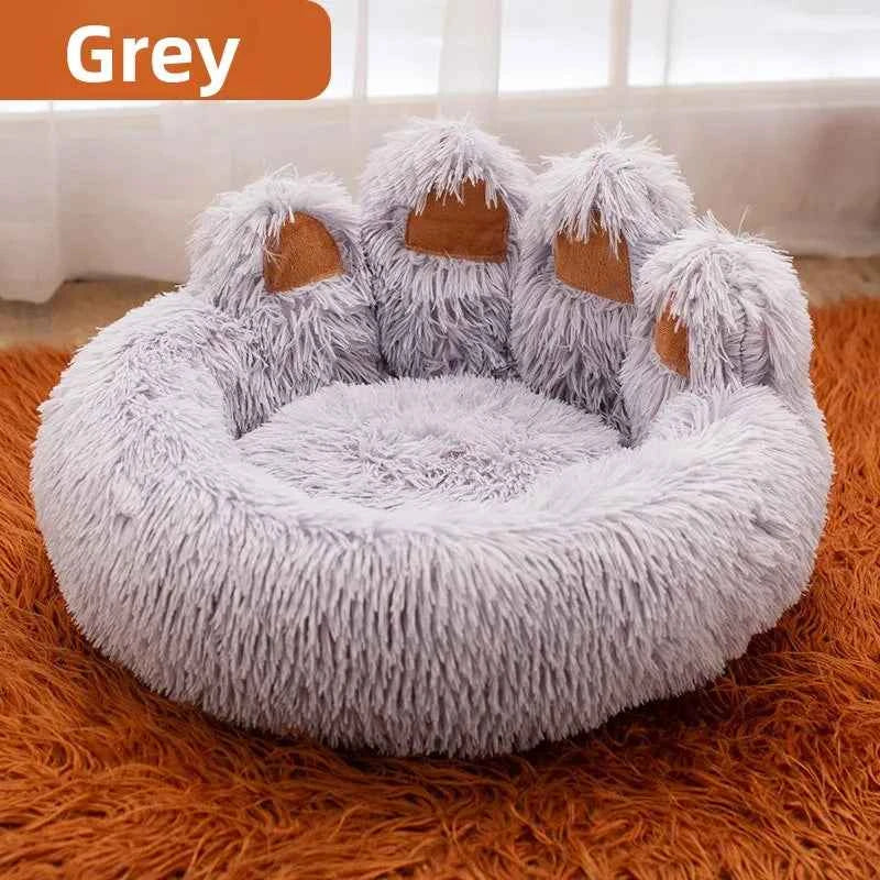 Fluffy Dog Bed Winter Warm Large Pet Products Small Sofa Baskets Pets Kennel Mat Puppy Cats Supplies Basket Blanket Accessories