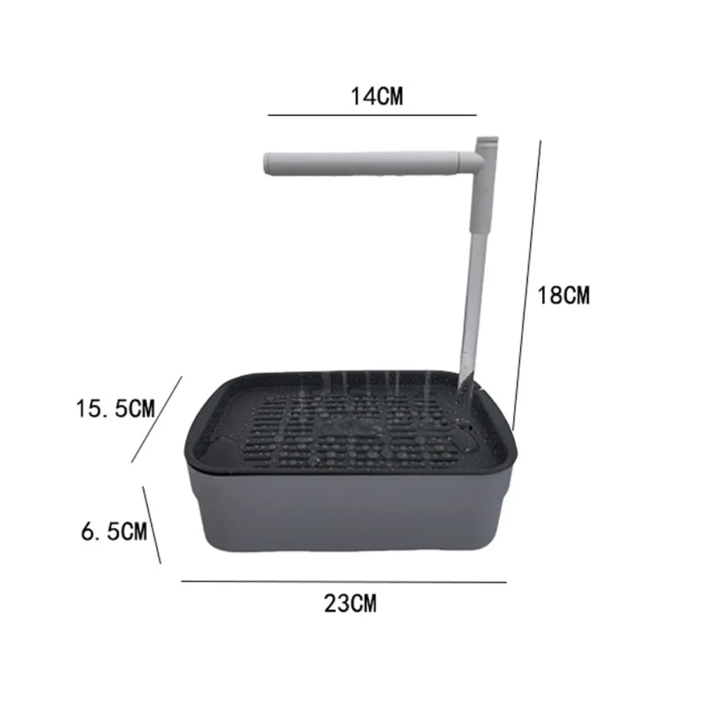 Electric Pet Bird Bath – USB Automatic Water Circulation Bathtub for Parrots