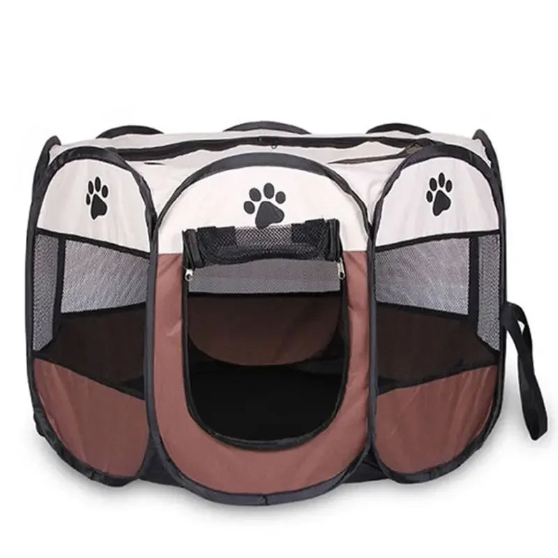 Portable Foldable Pet Tent Kennel Octagonal Fence Puppy Shelter Easy To Use Outdoor Easy Operation Large Dog Cages