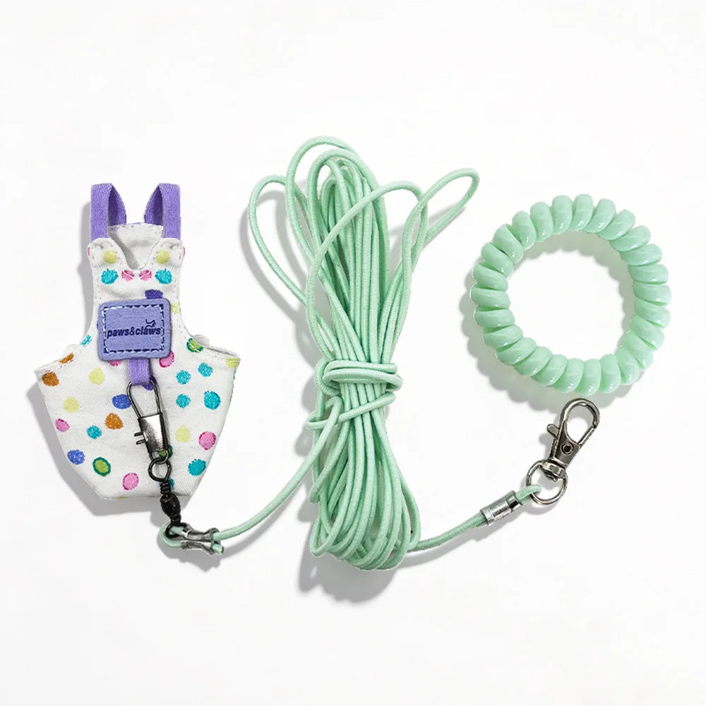 2m Super Light Parrot Clothes Outdoor Harness Bird Flying Leash Anti-lost Flight Suit for Sun Conurm