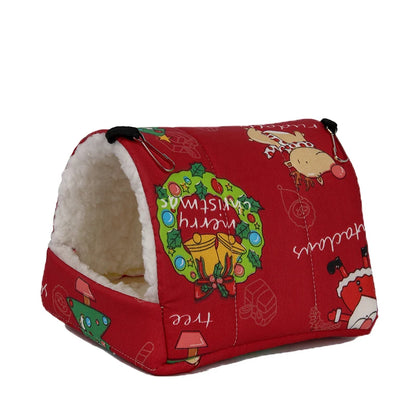 Cozy Small Pet Hammock – Warm Sleeping Nest for Birds, Squirrels & Hamsters