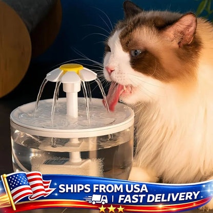 Quiet Automatic Pet Water Fountain – USB-Powered Drinking Fountain for Indoor Pets