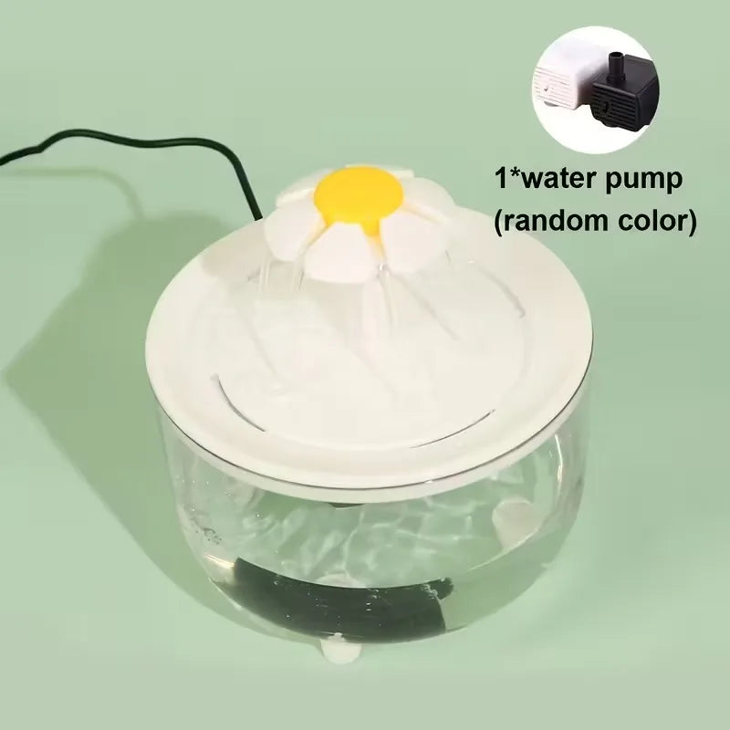 Quiet Automatic Pet Water Fountain – USB-Powered Drinking Fountain for Indoor Pets