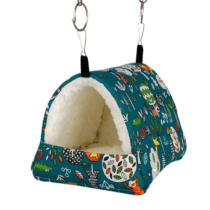 Cozy Small Pet Hammock – Warm Sleeping Nest for Birds, Squirrels & Hamsters