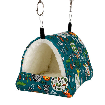 Cozy Small Pet Hammock – Warm Sleeping Nest for Birds, Squirrels & Hamsters
