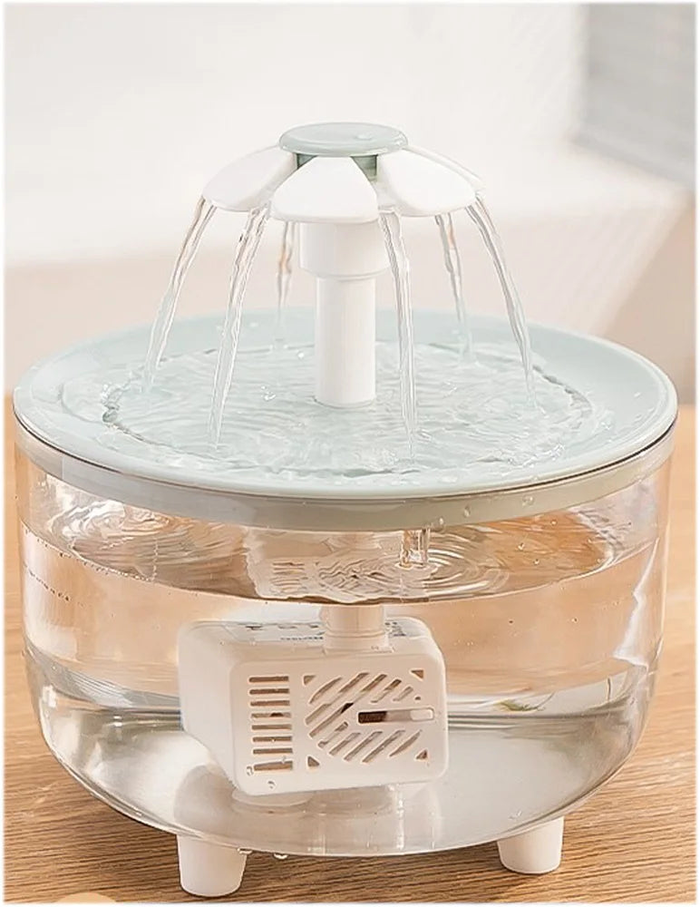 Quiet Automatic Pet Water Fountain – USB-Powered Drinking Fountain for Indoor Pets