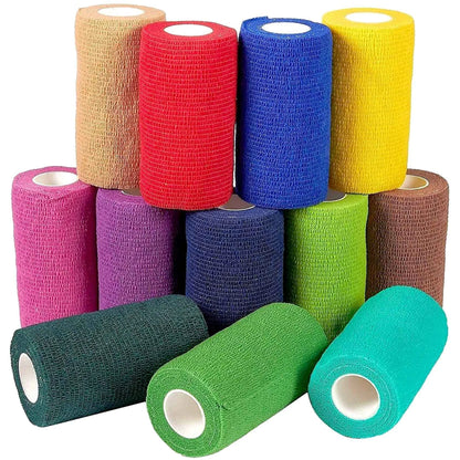 10cm 16 Rolls Self Adhesive Bandage for Dog Cat Horse Pet Animals Wrist Ankle Swelling Sprains
