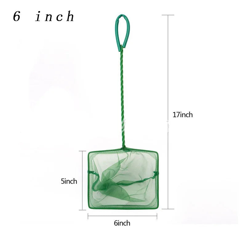 Portable Fish Catching Net – Aquarium Cleaning Tool with Long Handle