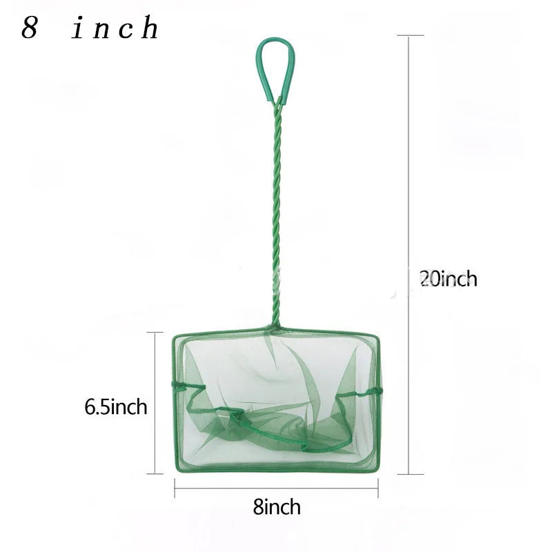 Portable Fish Catching Net – Aquarium Cleaning Tool with Long Handle