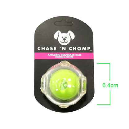 CAITEC Dog Toy Amazing Squeaker Ball Durable Floatable Springy Bite Resistant Best for Tossing Chasing For aging Medium Large Dog