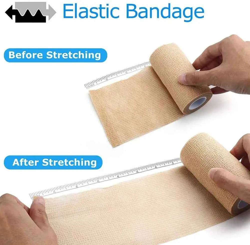 10cm 16 Rolls Self Adhesive Bandage for Dog Cat Horse Pet Animals Wrist Ankle Swelling Sprains