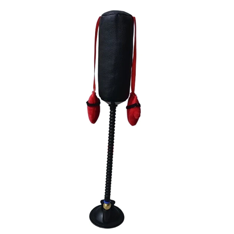 Indoor Cat Punching Bag – Interactive Boxing Toy with Dangling Gloves