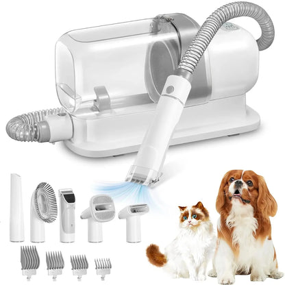 Pet Hair Vacuum Grooming System – 2.3L Dust Cup for Dogs & Cats