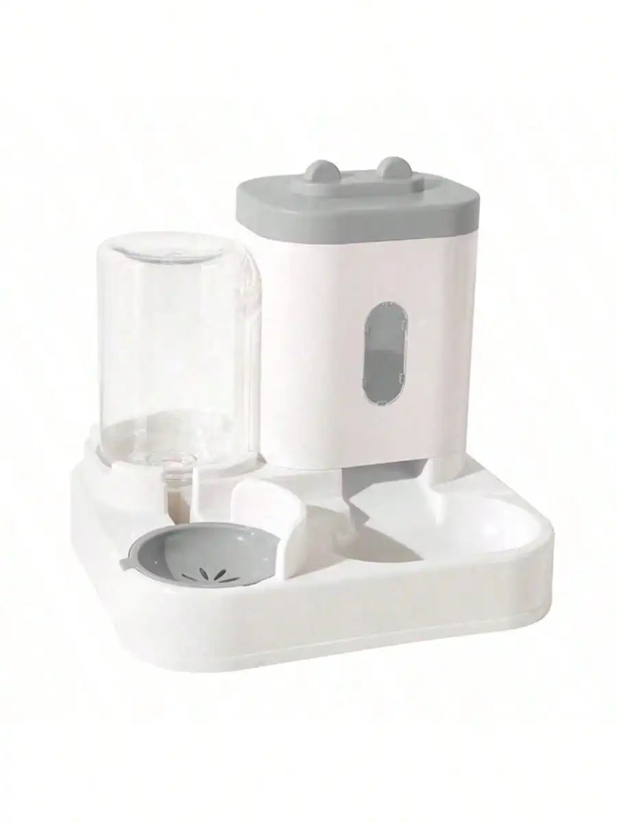 Spill-Proof Pet Feeder – Automatic Gravity Food & Water Station for Cats and Dogs