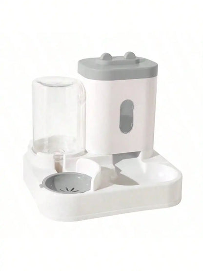 Spill-Proof Pet Feeder – Automatic Gravity Food & Water Station for Cats and Dogs