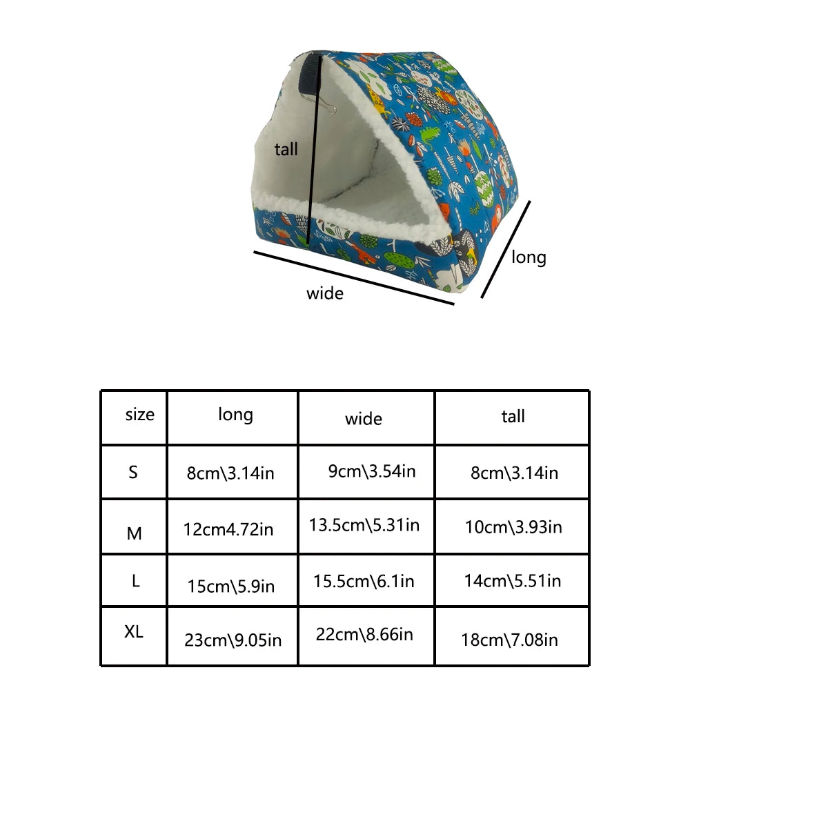 Cozy Small Pet Hammock – Warm Sleeping Nest for Birds, Squirrels & Hamsters
