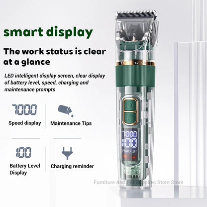 Cordless Pet Hair Clipper – USB Rechargeable Grooming Trimmer for Pets