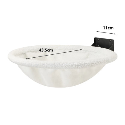 Cat Hammock Wall Mounted Foldable and Stable Breathable Cat Bed for Sleeping, Playing, Climbing and Resting