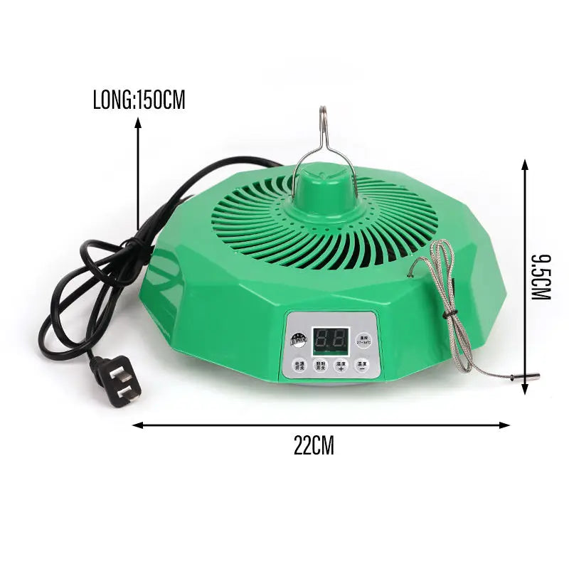Pet Intelligent Heating Lamp Farm Poultry Temperature Control Lamp Air Warming Heating Cow Chicken Dog Brooding Incubator 220V