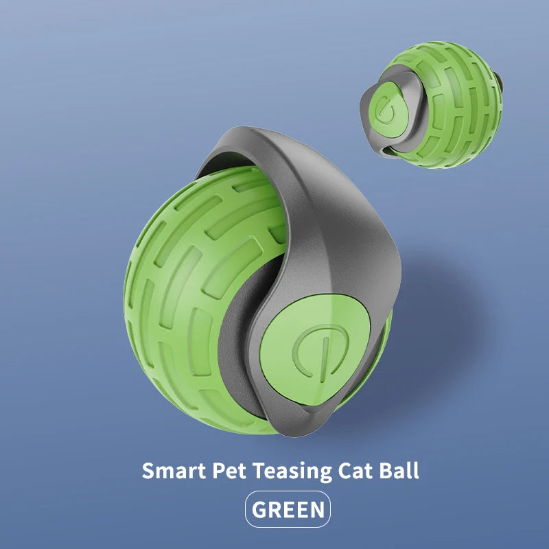 Speedy Tail 2.0 Smart Cat Toy – Automatic Rolling Ball with Replaceable Moving Tail