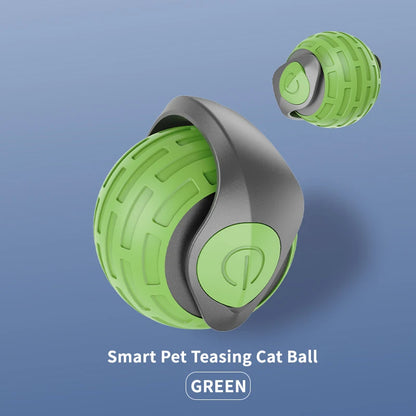 Speedy Tail 2.0 Smart Cat Toy – Automatic Rolling Ball with Replaceable Moving Tail