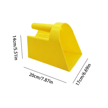 Plastic Feed Scoop Thickened Flat Bottom Food Shovel For Sheep Farming Utility Feed Scoop Poultry Durable Livestock Feeding Tool