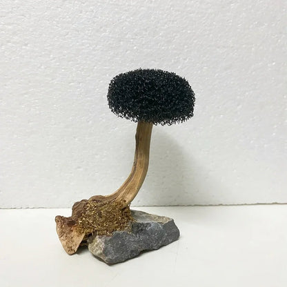 Artificial Driftwood Aquarium Decor – Tree Root Ornament for Fish Tanks (No Moss)