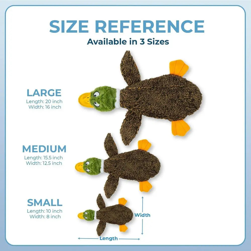 Wild Duck Squeaky Dog Toy – Interactive Chew & Play Toy for All Dog Sizes