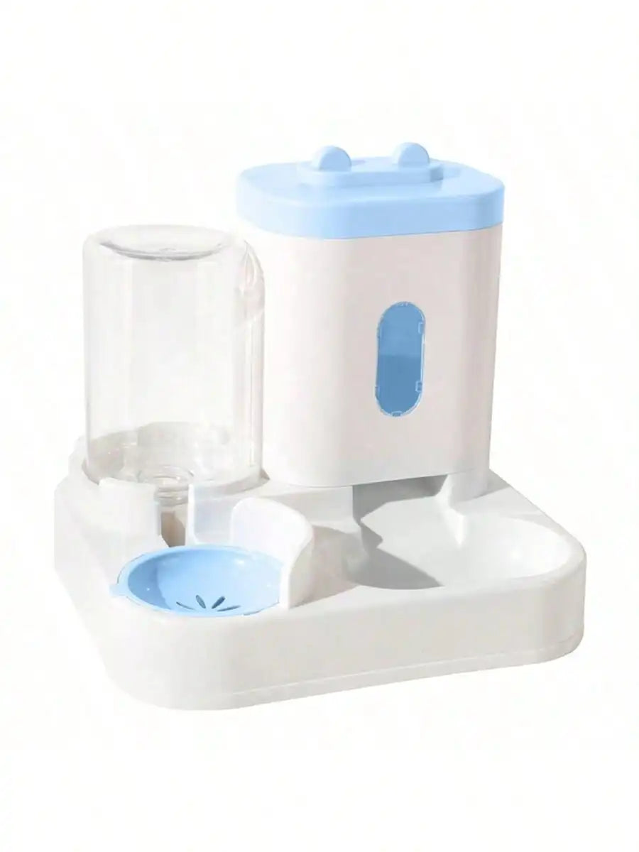 Spill-Proof Pet Feeder – Automatic Gravity Food & Water Station for Cats and Dogs