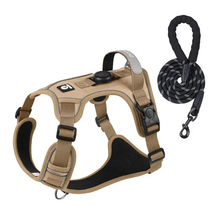 Heavy Duty No-Pull Dog Harness – Reflective Adjustable Vest for Medium & Large Dogs