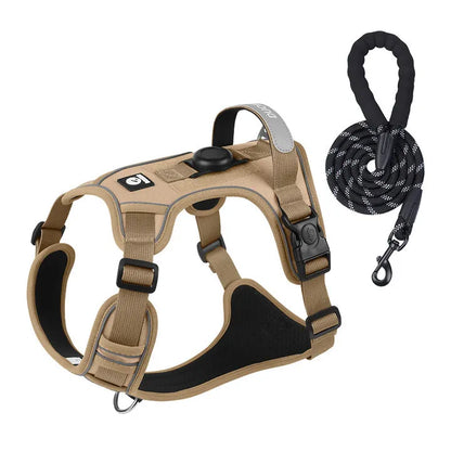Heavy Duty No-Pull Dog Harness – Reflective Adjustable Vest for Medium & Large Dogs