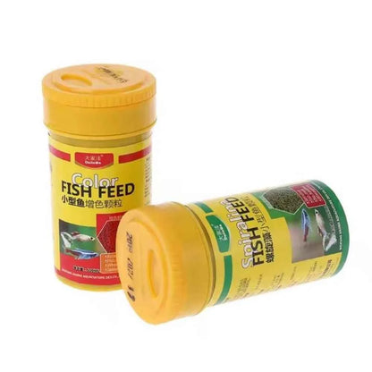 Color-Enhancing Fish Food – Spirulina Granules for Aquarium Fish Tank Feeding