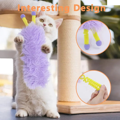 Interactive Cat Pillow Toy – Soft Catnip Plush Toy for Indoor Cats & Kittens