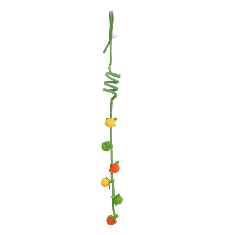 Hanging Catnip Ball with Bell – Retractable Interactive Toy for Cats & Kittens
