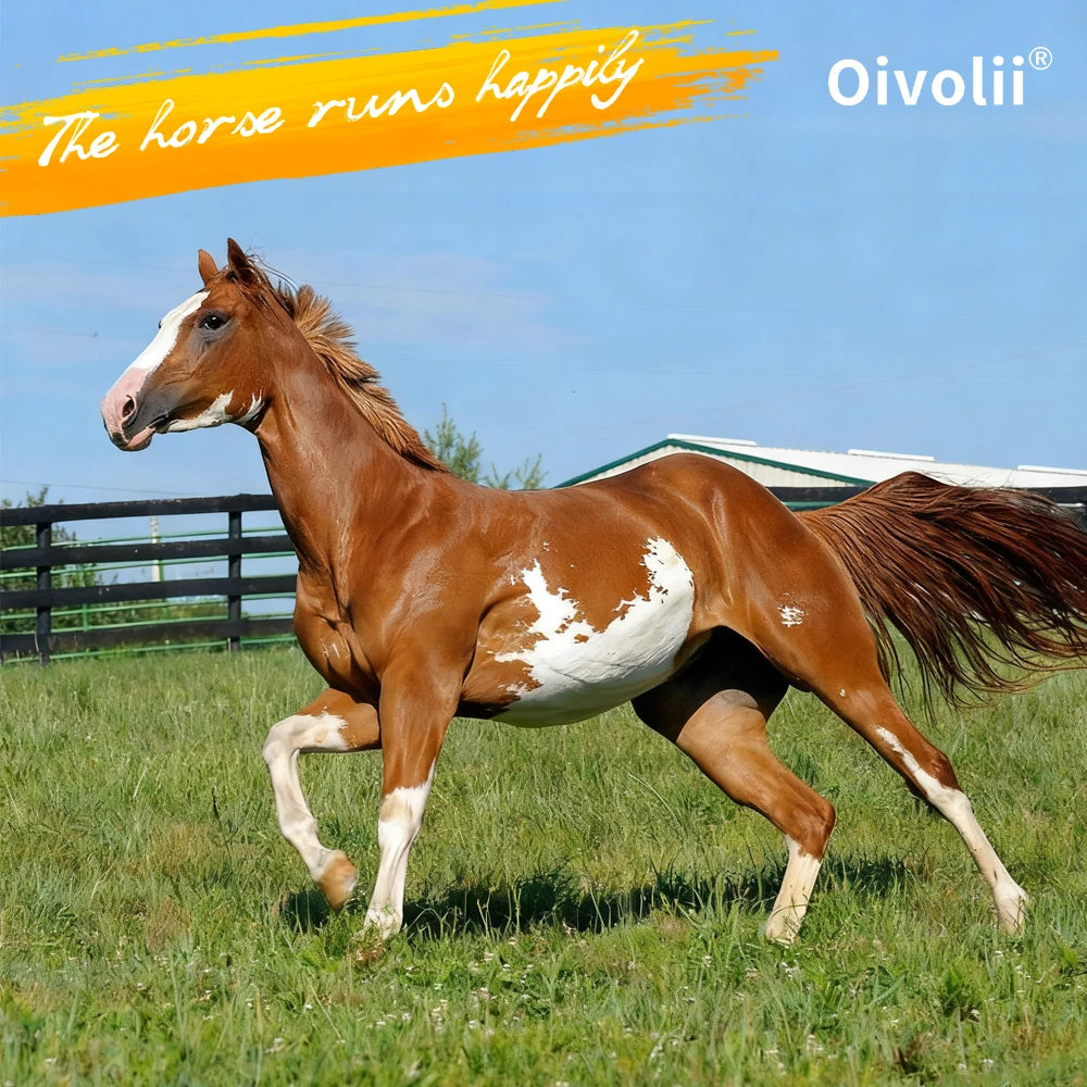 Oivolii Hoof Care Oil Spray Deep Penetrating Formula Moisturizes Dry Hooves Repairs Splits Addresses Contracted Heels for Horses