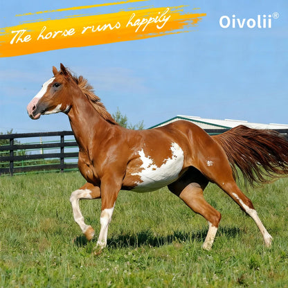 Oivolii Hoof Care Oil Spray Deep Penetrating Formula Moisturizes Dry Hooves Repairs Splits Addresses Contracted Heels for Horses