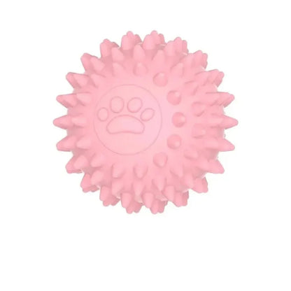 Durable Dog Toy Ball – Bouncing Rubber Ball for Chewing, Training & Teething