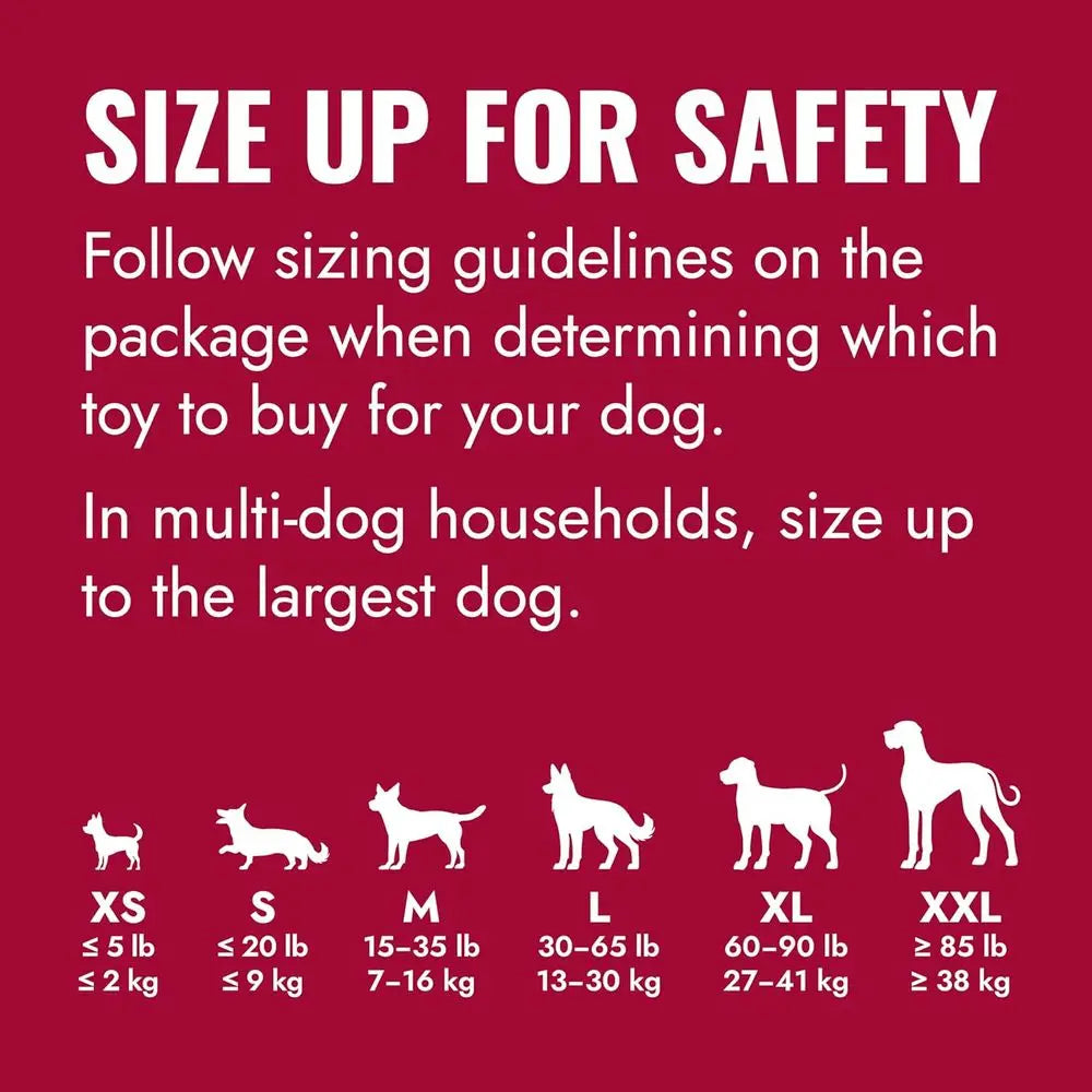 Long-Lasting Rubber Dog Toy – Classic Chew Toy for Dogs of All Sizes