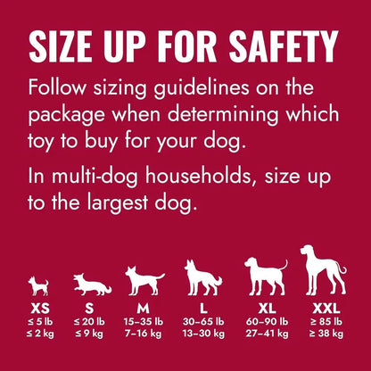 Long-Lasting Rubber Dog Toy – Classic Chew Toy for Dogs of All Sizes