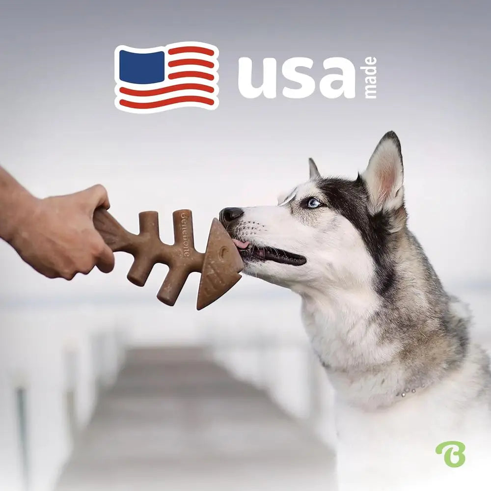 Medium-Sized Durable Dog Chew Toy for Aggressive Chewers, Authentic, American-Made