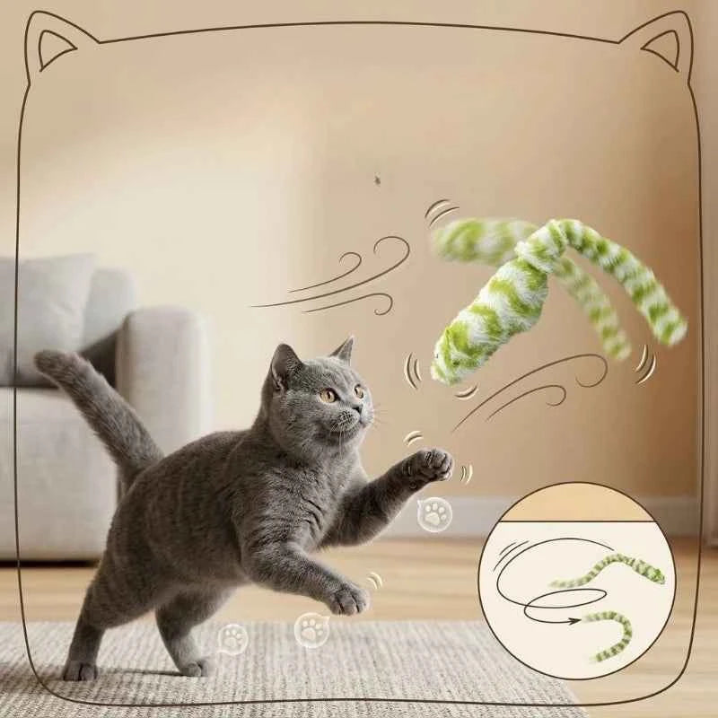 Interactive Plush Mouse Cat Toy Squeaky Imitation Mice Bite Resistant Kitten Toy Self-Entertainment Game Cat Toy Supplies