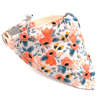 Daisy Breakaway Pet Collar – Soft Bandana Scarf for Cats, Kittens & Small Dogs