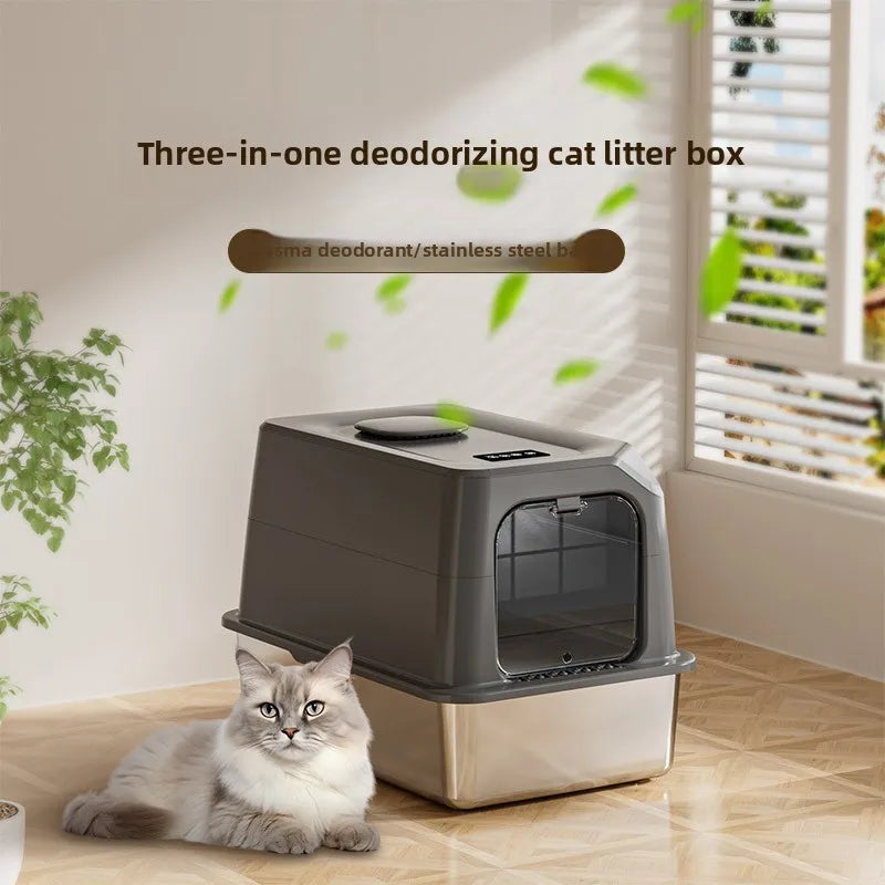 Self-Cleaning Cat Sandbox – Automatic Deodorizing Cat Litter System