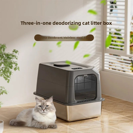 Self-Cleaning Cat Sandbox – Automatic Deodorizing Cat Litter System